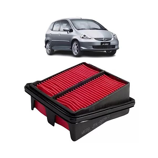 Filtro de Ar Wega Honda Fit 2004 a 2008 1.5 16V 