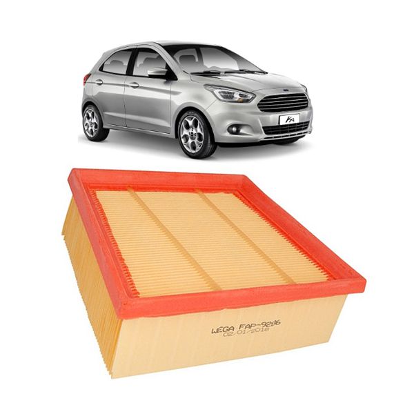 Filtro de Ar Ford Ka 2013 Em Diante New Fiesta 2011 Em Diante 1.5 e 1.6 