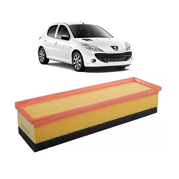 Filtro de Ar Wega Peugeot 207 e Hoggar 2009 Em Diante 1.4 8V