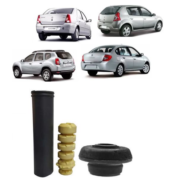 Kit Amortecedor de Suspensão Sandero e Logan 2007 Em Diante Duster 2011 Em Diante Symbol Traseiro Peça 