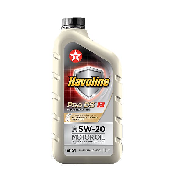 Óleo de Motor Havoline Prods Fullsysthetic 5W 20 API SN Sintético 1Lt.