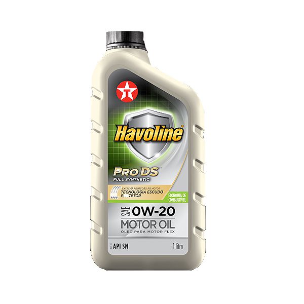 Óleo de Motor Havoline Prods Fullsynthetic 0W 20 API SN Sintético 1Lt. 
