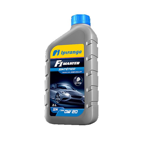 Óleo de Motor Ipiranga F1 Master 0W 20 API SN Sintético 1Lt. 