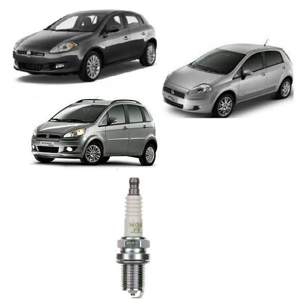 Vela de Ignição Fiat 2012 á 2014 E-torq 1.6 e 1.8 Vectra 2006 Em Diante 2.4 16V Jogo 