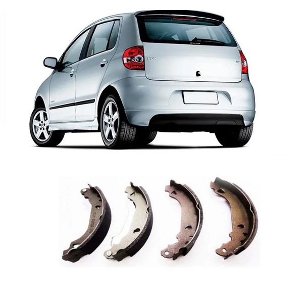 Sapata de Freio Gol e Voyage G5 e G6 2008 a 2012 Fox, Spacefox e Crossfox 2003 a 2014 UP Traseiro Jogo