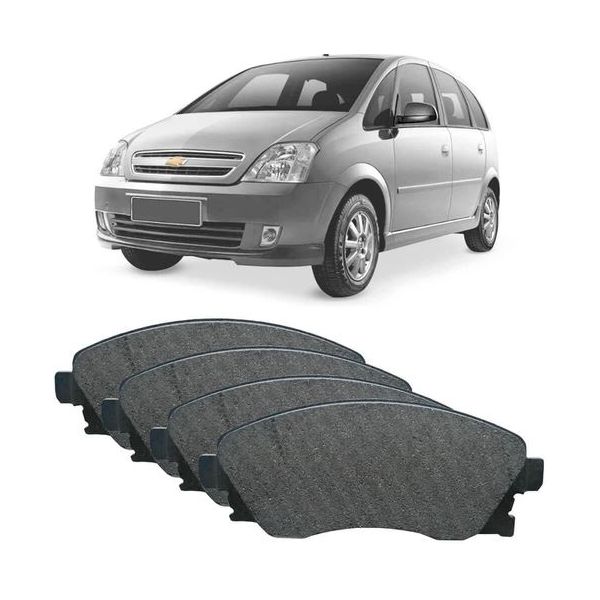 Pastilha de Freio Meriva 2003 a 2009 1.4 e 1.8 Zafira 2003 a 2009 2.0 Dianteiro Jogo 