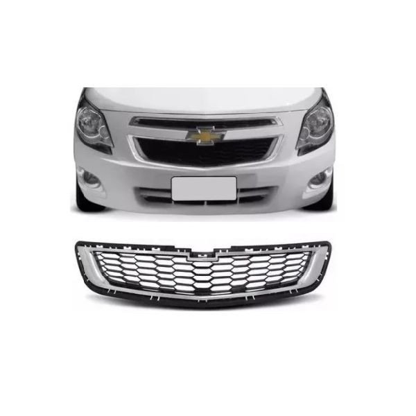 Grade Inferior do Parachoque Cobalt Até 2015 C/ Friso Cromado 