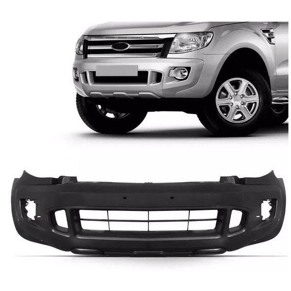Parachoque Dianteiro Ranger 2013 a 2015 Preto Liso 