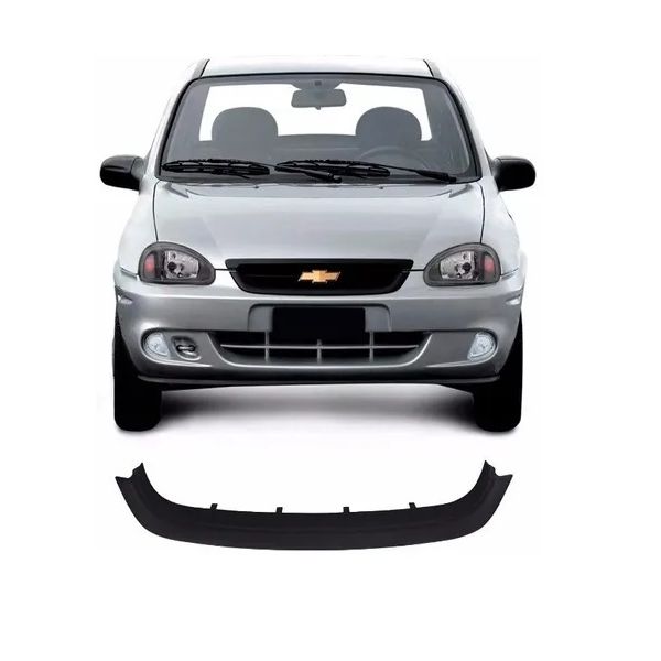  Moldura Inferior da Grade Corsa Classic 2008 á 2010 Preto