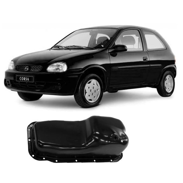 Carter de Óleo do Motor Corsa Até 2002 Celta e Prisma Até 2012 Onix 2013 Em Diante Cobalt e Meriva 
