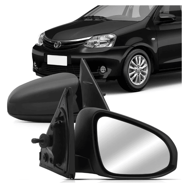 Retrovisor Etios 2015 Em Diante C/ Controle Manual 