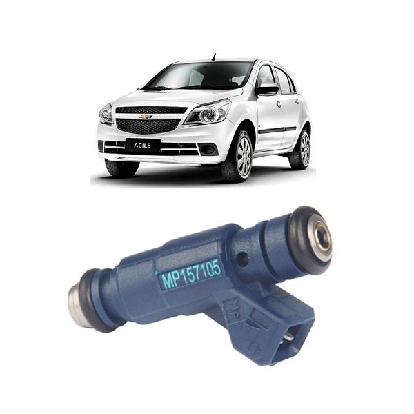Bico Injetor Agile e Montana 2011 Em Diante 1.4 Flex Azul Peça 