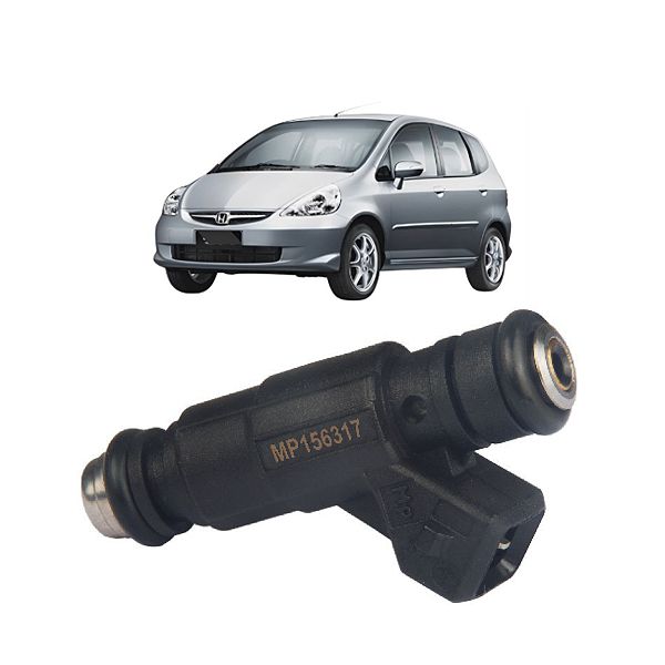 Bico Injetor Honda Fit 2003 a 2008 1.4 8V Flex Preto Peça 