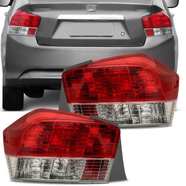 Lanterna Traseira Honda City Até 2012 