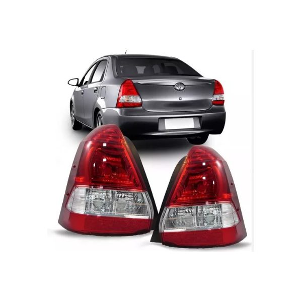 Lanterna Traseira Etios Sedan 2013 á 2016 Bicolor 