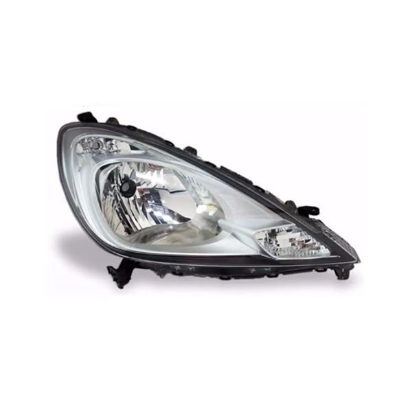 Farol Honda Fit 2013 e 2014 Máscara Cinza 
