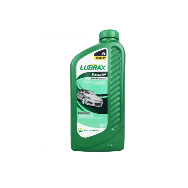 Óleo de Motor Lubrax 25W 50 API SF (Alta Quilometragem) Mineral 1Lt.