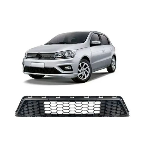 Grade Central Gol, Voyage e Saveiro G8 Preto C/ Furo Central Inferior 