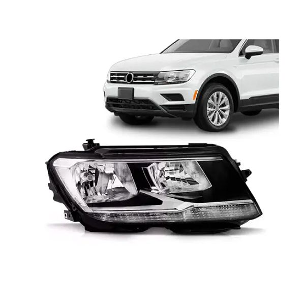 Farol Tiguan 2018 a 2021 Elétrico C/ Motor C/ Led Lado Direito 