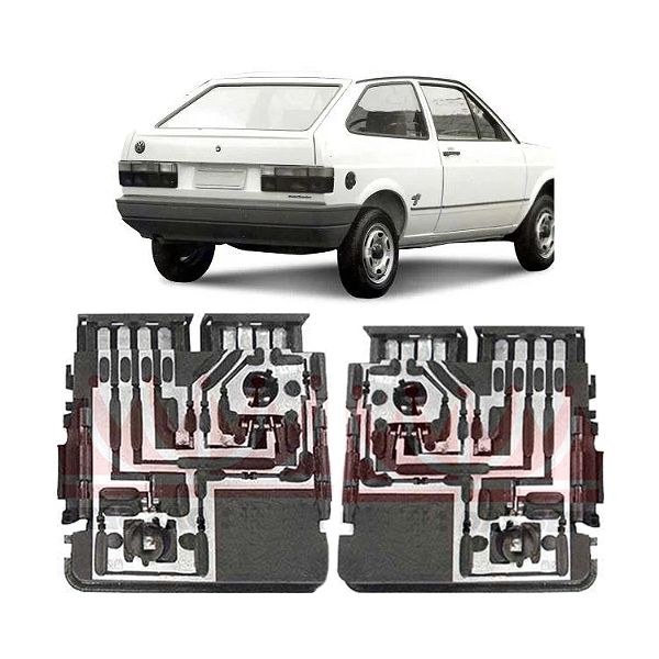 Circuito de Lanterna Traseira Gol 1987 a 1994 Centro 