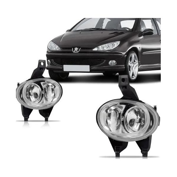 Farol de Milha Peugeot 206 2004 á 2010 