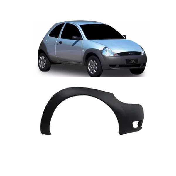 Parachoque Dianteiro Ford Ka 2002 a 2007 Preto 