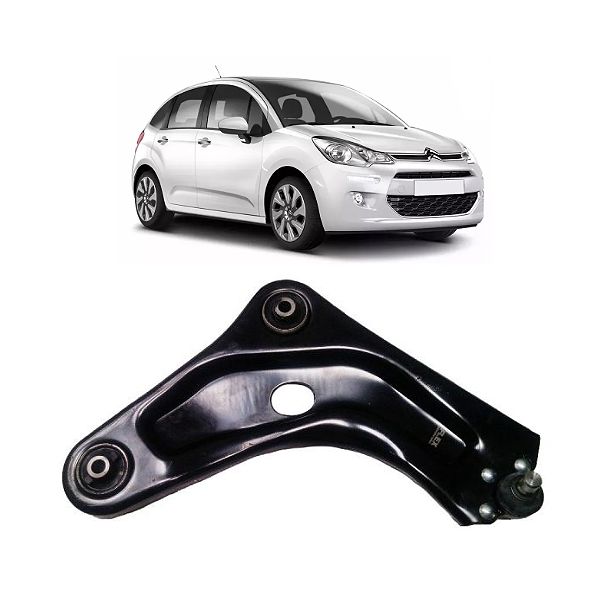 Bandeja da Suspensão C-3 e Peugeot 208 2013 Em Diante C/ Pivô Dianteira 