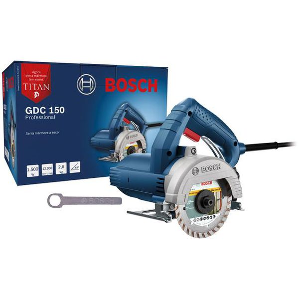 Serra mármore bosch gdc 150 1500w - 12200 rpm