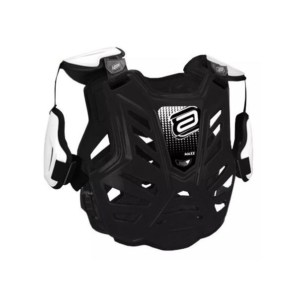 Colete Off Road Motocross Asw Maxx Trilha Enduro Preto Branco