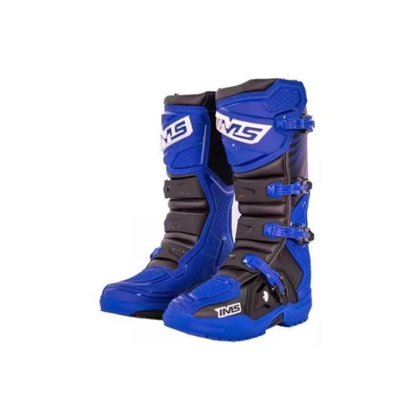 Bota Ims Robust Sola Injetada Trilha Motocross Off Road Azul