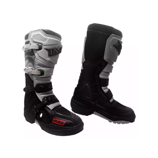Bota Ims Robust Sola Injetada Trilha Motocross Off Road Cinza