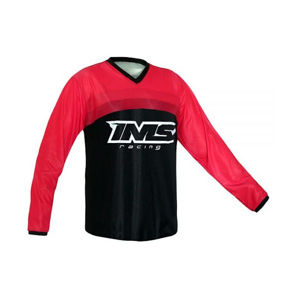 Camisa Camiseta Ims Indi Vermelho/ Preto Off Road Trilha Motocross Lançamento