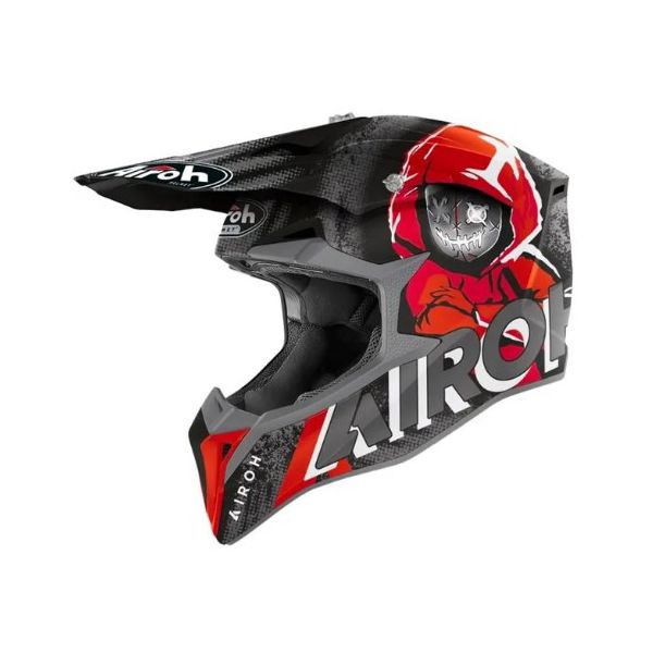 Capacete Airoh Wraap Trilha Moto Motocross Off Road Downhill Alien