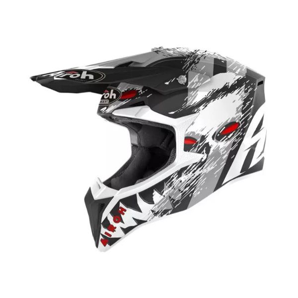 Capacete Airoh Wraap Trilha Moto Motocross Off Road Downhill Solid
