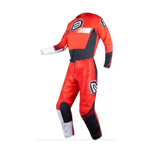 Kit Conjunto Asw Vented Gradient 25 Trilha Motocross Vermelho
