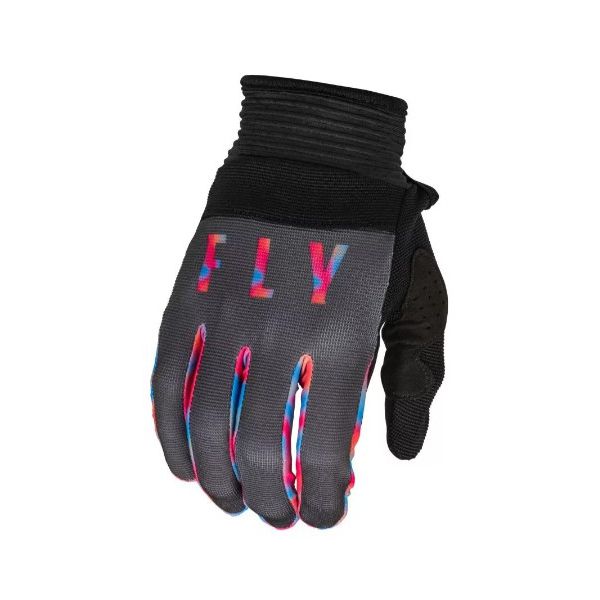 Luva De Trilha Motocross Off Road Ciclismo Fly F-16 Touch Cinza Rosa