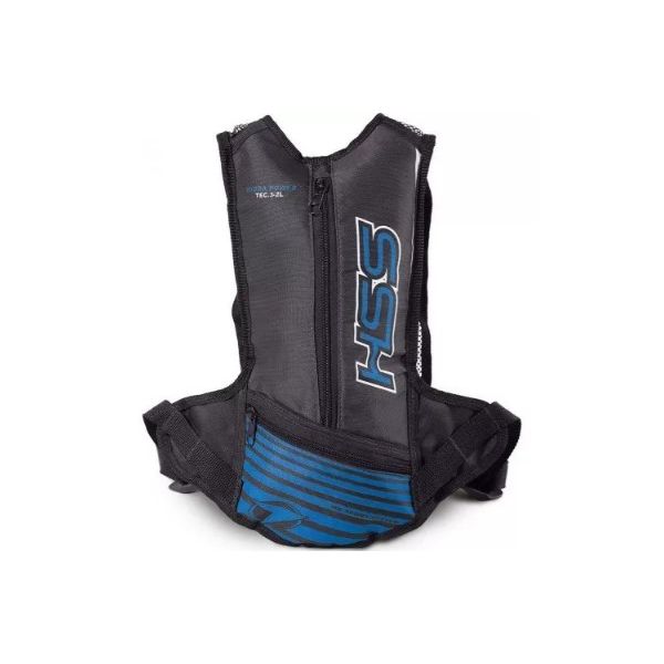Mochila Hidratação Hss Caminhada Trilha Ciclismo Tec 3 2l Azul
