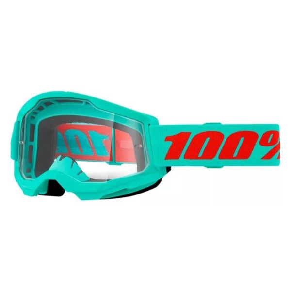 Óculos 100% Strata 2 Maupiti Transparente Motocross Off Road Trilha