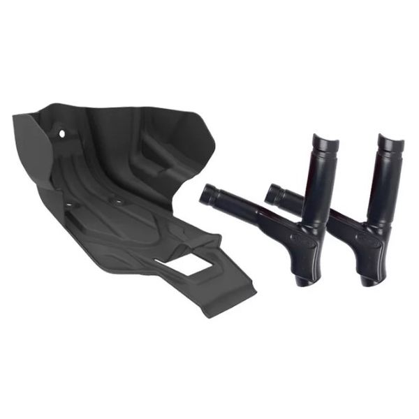 Kit I Protetor De Motor Carter Tampas E Quadro Crf 230 Anker Preto
