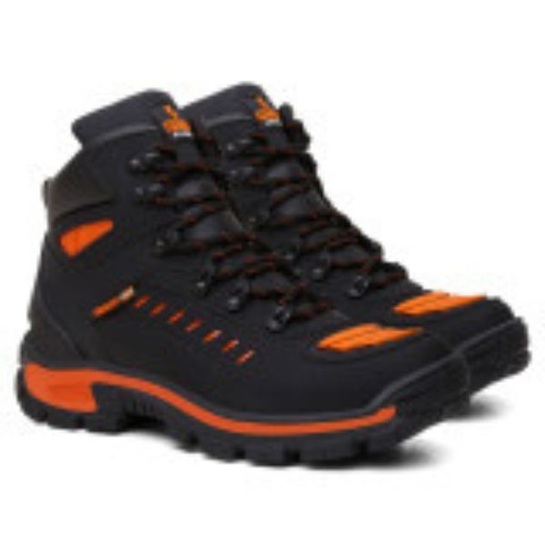 Bota Adventure Motors Preto e Laranja