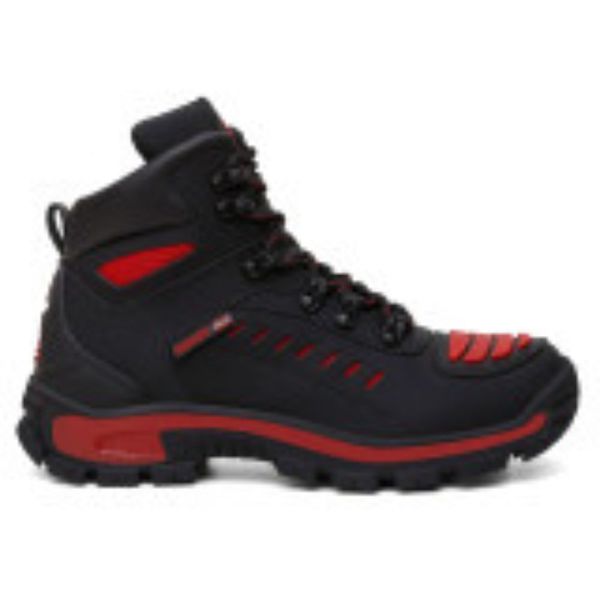 Bota Adventure Motors Preto e Vermelho