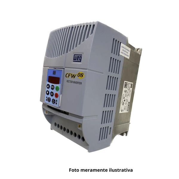 INVERSOR DE FREQUENCIA WEG CFW 08 DE 3CV - 220V