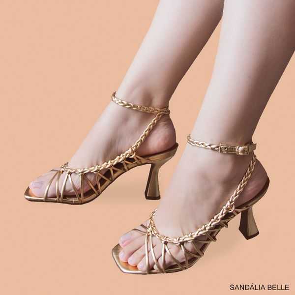 SANDÁLIA BELLE OURO