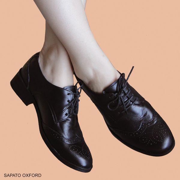 SAPATO OXFORD PRETO