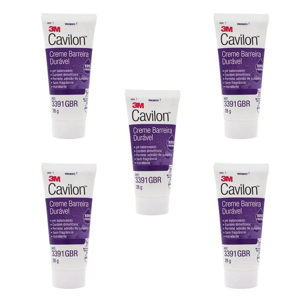 Kit 5 Cavilon Creme Barreira 3391 3M 28g