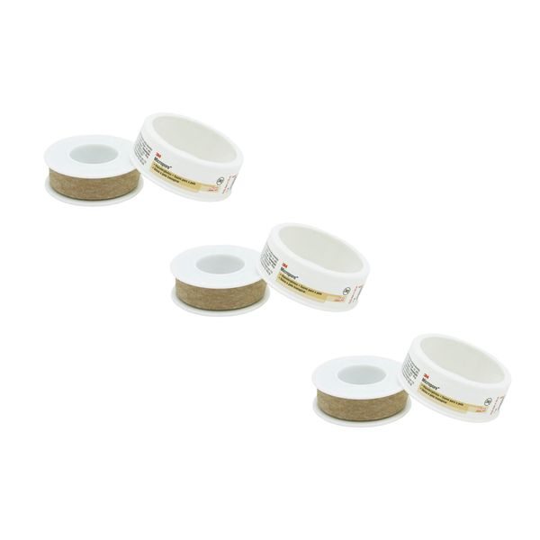 Kit 3 Fitas Micropore 1533 3M 1,25cm x10m Bege