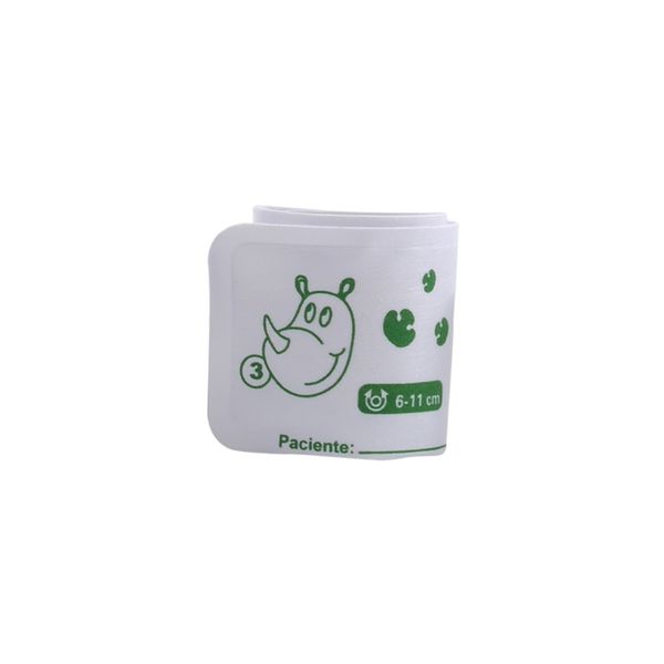 Braçadeira MD Soft Neonatal 2 Tubos Fechamento Velcro 3 Verde