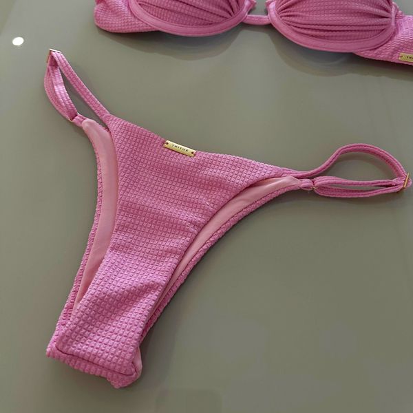 Calcinha meio fio Malibu avulso rosa ballet Trituê