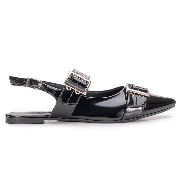 Sapatilha Slingback Maitê Verniz Preto