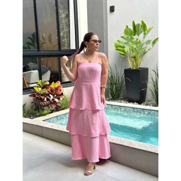 Vestido Natalia Rosa